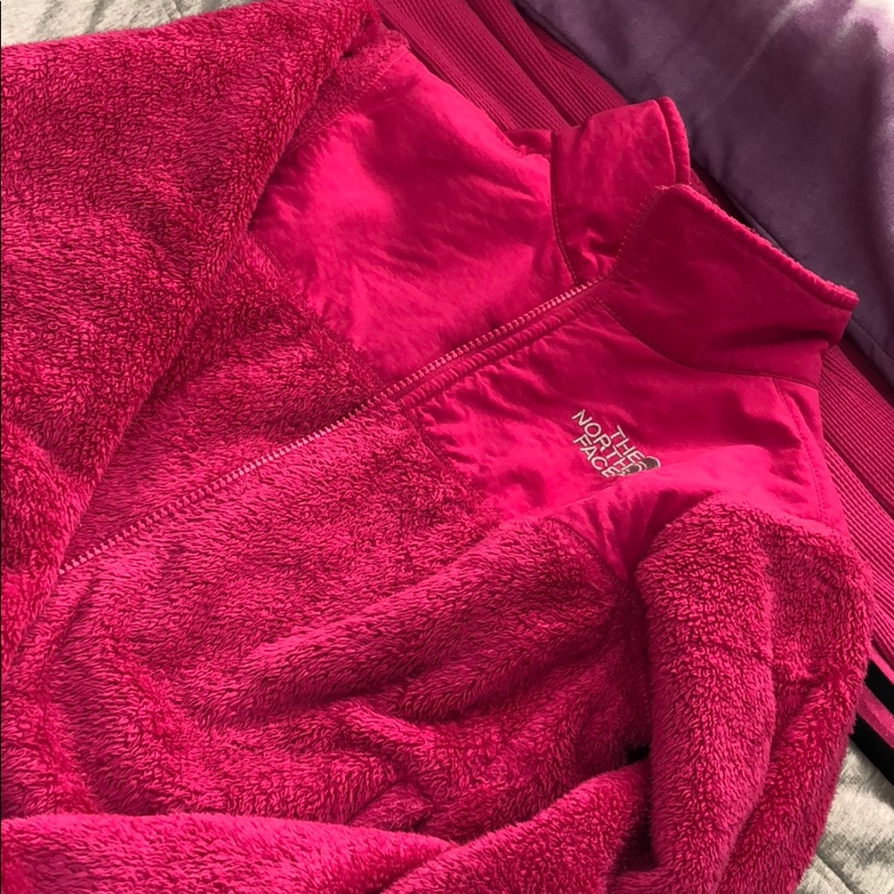 Girls Pink North face Jacket